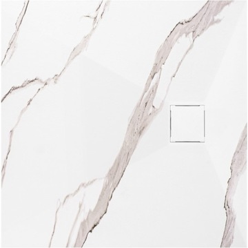 Brodzik MAGNUM CARRARA 90x90 biały prysznicowy SLIM 2,5 Rea