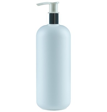 Butelka z pompką, 24/410, 500ml, Biała