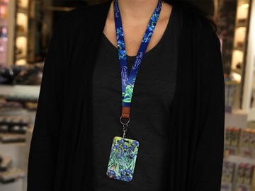 Визитница/держатель удостоверения личности - В. Ван Гог, Ирисы (CARMANI)