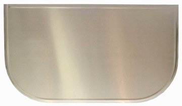 Blacha przed kominek ze stali inox, 600x1000