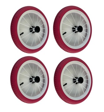 Komplet kół metal 14 cali do wózka dziecięcego
