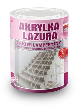 AKSIL AKRYLKA LAZURA lakier lamperyjny mat 1L