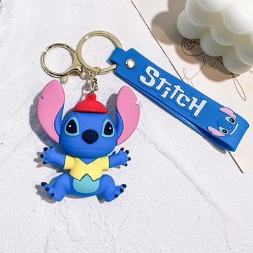 BRELOCZEK BRELOK GUMOWY SILIKONOWY ZAWIESZKA WISIOR STICH I LILO FIGURKA 3D