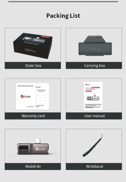 Mobir Air termowizyjna kamera do tel iOS iPhone