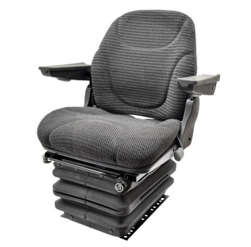fotel szary Atlas, Bobcat, Bomag, Case PREMIUM