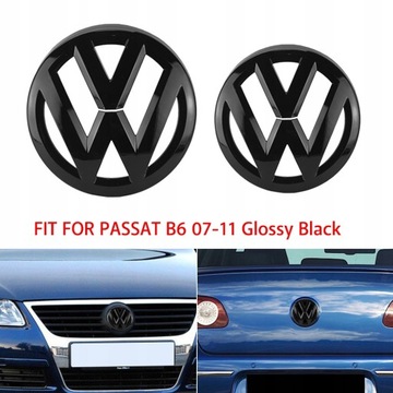 VW 07-11 PASSAT B6 ZNACZEK Przód TYŁ EMBLEMAT