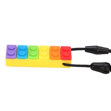 GRYZAK LOGOPEDYCZNY TERAPEUTYCZNY NASZYJNIK LEGO