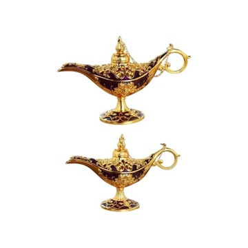 -Statue Sculptures Wishing Lamp Statues Home
