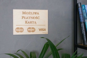 ВОЗМОЖНА ОПЛАТА КАРТОЙ - Табличка деревянная - OW