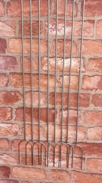 WP Widełki kije ognisko 10 + uchwyt nierdzewne 115