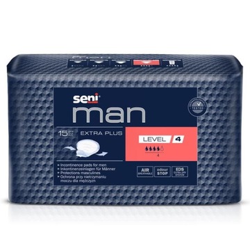 Wkładki Seni Man Extra Plus Level 4 x 15 szt.