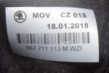 SKODA KODIAK 1.4TSI 92KW 6 HLAVICE PÁKY ŘAZENÍ 567711113M 2018
