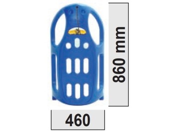 Prosperplast Little Seal красные пластиковые салазки