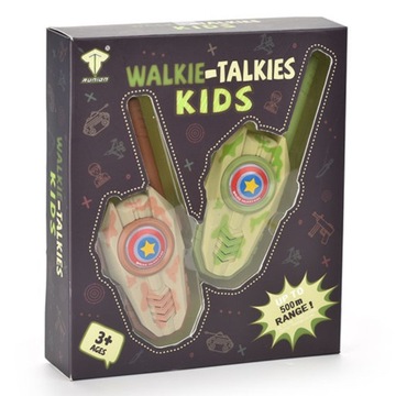 Рации для детей, 2 шт., набор раций Łoki Toki, большой радиус действия