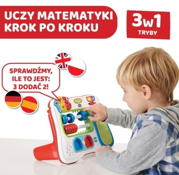 Chicco Interactive Abacus 4 Languages ​​Talks Lights