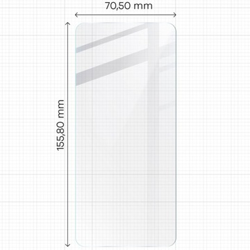 Закаленное стекло Bizon для Redmi Note 13 Pro 4G/5G/Poco X6/Poco M6 Pro 4G