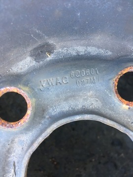 DISK KOLO REZERVY 15 5X100 FABIA II IBIZA POLO