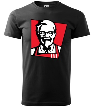 Śmieszna KOSZULKA KFC Colonel Sanders Roz. S - XXL