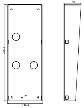 КОРПУС НАВЕРХНЕГО МОНТАЖА DS-KABD8003-RS3 Hikvision