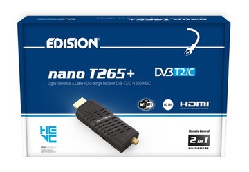 Ресивер Edision Nano T265+ DVB-T2/C ГОСТИНИЧНЫЙ РЕЖИМ!!