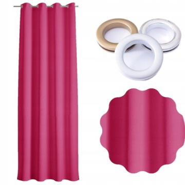 ZASŁONY ZACIEMNIAJĄCE BLACKOUT 135x260 PRZELOTKI