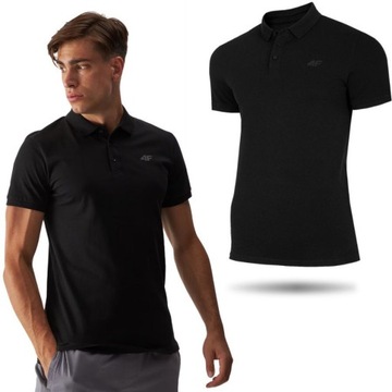 KOSZULKA MĘSKA POLO 4F T-SHIRT PODKOSZULEK BLUZKA SPORTOWA NA CO DZIEŃ