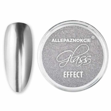 Pyłek lustrzany glass effect SILVER