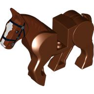LEGO Koń ciemny brązowy 6022359