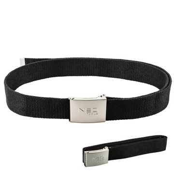 РЕМЕНЬ NEO БРЮКНЫЙ, ХЛОПОК, ЧЕРНЫЙ, 130 см, ПОСТОЯННО РЕГУЛИРУЕМЫЙ ЗАЖИМ 81-900