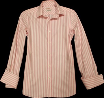 TED BAKER ENDURANCE koszula różowe paski * 15,5 M