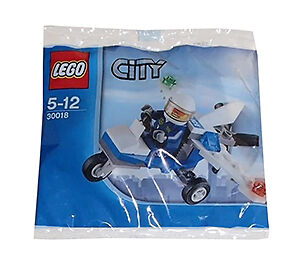 1 LEGO 30018 CITY SAMOLOT POLICYJNY