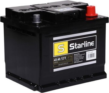 Akumulator STARLINE 45AH/400A +P 12V 207X175X190