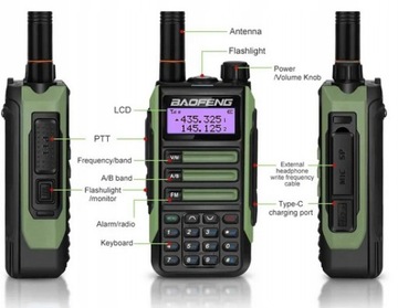 ПРОФЕССИОНАЛЬНЫЙ КОРОТКОВОЛНОВЫЙ BAOFENG UV-16 Pro v.2 10W IP67 2 шт.