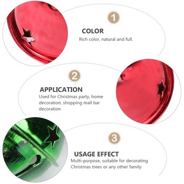 Подвесные рождественские колокольчики Jingle Chic, 6 шт.