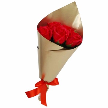 Букет мыльных роз, ароматные мыльные цветы, 40 см, ПОДАРОК ​​НА ЖЕНСКИЙ ДЕНЬ