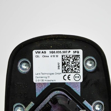 ANTÉNA VW TIGUAN (AD1) 5Q0035507P 1.4L GASOLINE 92KW 2018