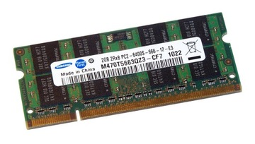 Оперативная память 2 ГБ DDR2 SO-DIMM 6400S 800 МГц для ноутбука Samsung Apple Toshiba