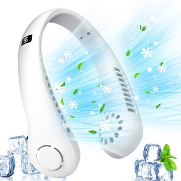 WIATRAK NA SZYJĘ USB RECHARGEABLE 5 TRYBÓW PRĘDKOŚCI U-SHAPE