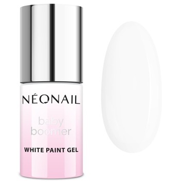 NEONAIL Biały Żel do zdobień BABY BOOMER WHITE PAINT GEL 6,5 ml