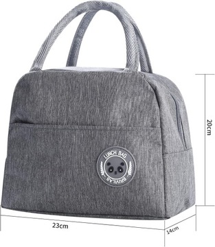 ИЗОЛИРОВАННАЯ ТЕРМОСУМКА ДЛЯ ЗАВТРАКА НА ПЛЯЖЕ, ПИКНИКА, ЛАНЧ-БОКС, HANDY