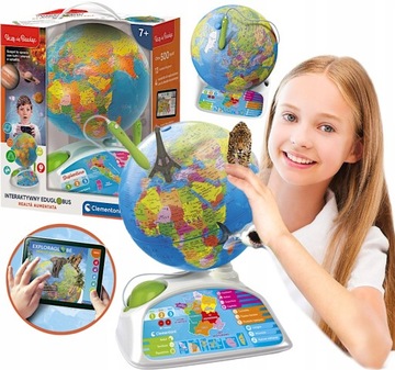 INTERAKTYWNY GLOBUS EDUGLOBUS KOSMOS CLEMENTONI 7+