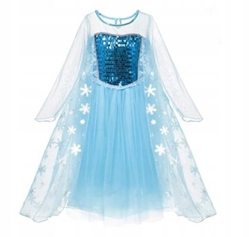 Костюм Эльзы Frozen, перчатки Frozen 98-104
