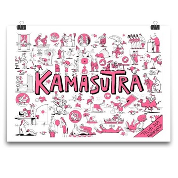 PLAKAT HIT BEZ CENZURY KAMASUTRA ANDRZEJ MLECZKO