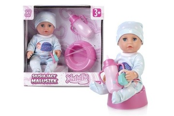 Lalka BOBAS MIĘKKA Laleczka Dla DZIEWCZYNEK Natalia - Siusiający Maluszek