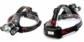 Фара HEAD LAMP 3 x LED T6 CREE 2x 18650