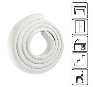 Мягкая пенопластовая лента - Защита мебели Safe Protection - Белая 2 м