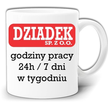 DZIADEK SPÓŁKA Z O O KUBEK DZIADKA + PUDELKO GW548