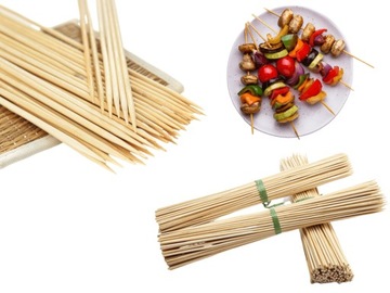 PATYCZKI DO SZASZŁYKÓW WYKAŁACZKI DŁUGIE 200SZT