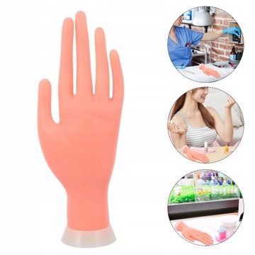 Практика маникюра Силиконовый протез руки