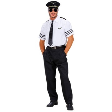 НАряд ОФИЦЕРА ПИЛОТА РУБАШКА ШЛЯПА ГАЛСТУК S